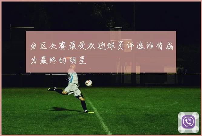 分区决赛最受欢迎球员评选谁将成为最终的明星